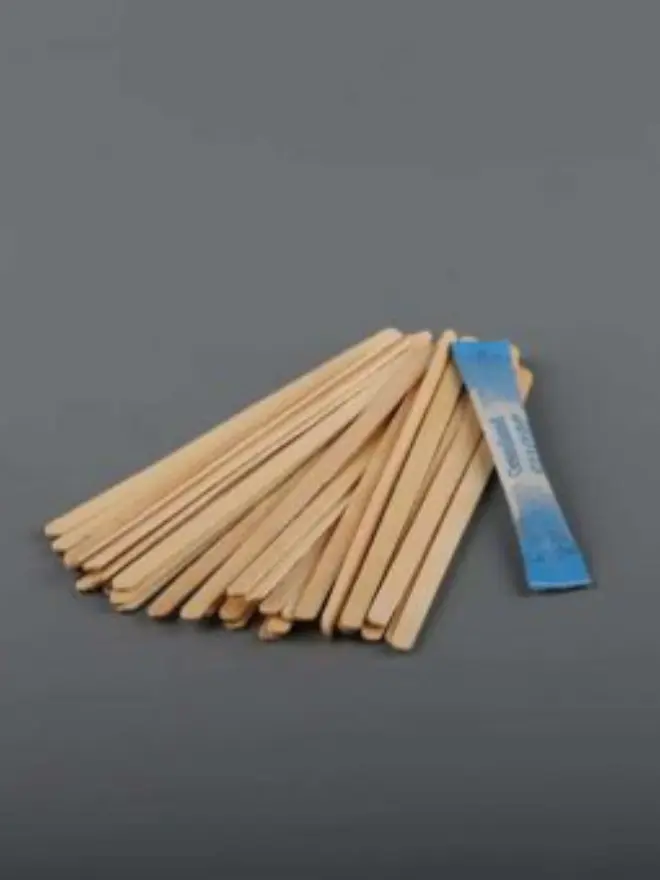 Mediniai maišikliai – pagaliukai, 140 mm (1000 vnt pakuotė)