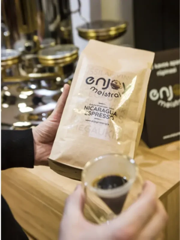 Enjoy „Nicaragua Espresso“ kavos pupelės 1kg - Image 4