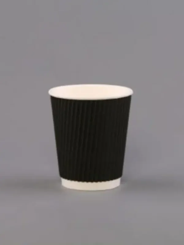 Vienkartiniai dvisieniai puodeliai "Forte Nero" 240ml (50 vnt pakuotė) - Image 2